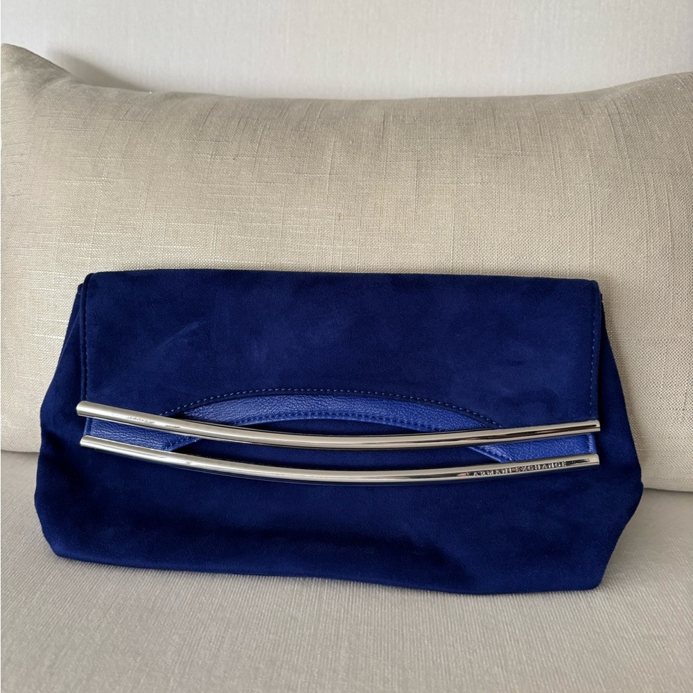 Armani Exchange Royal Blue Clutch